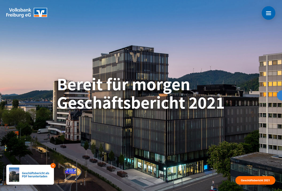 Geschäftsbericht 2022 Titelbild