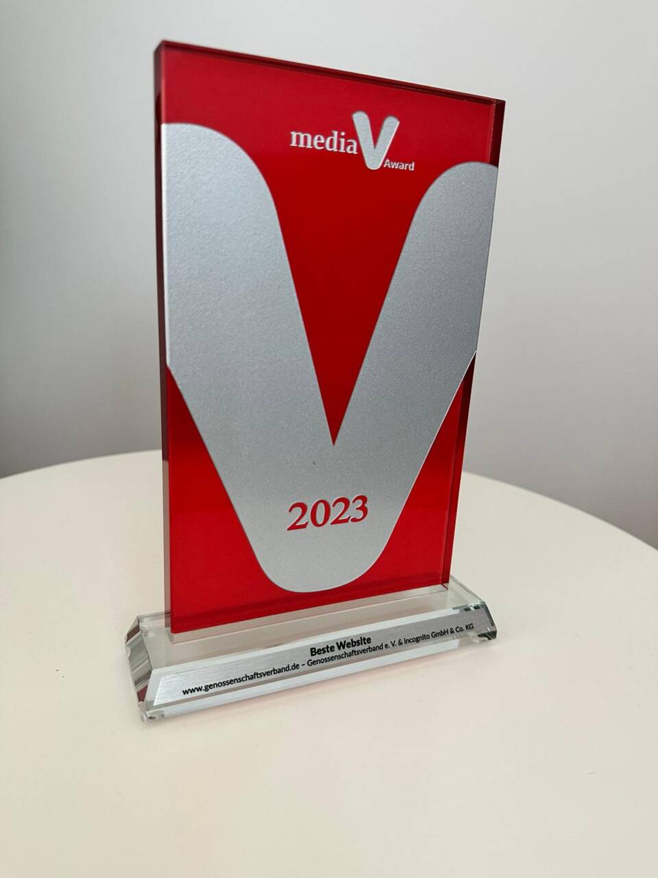 MediaV-Award "Beste Webseite" 2023